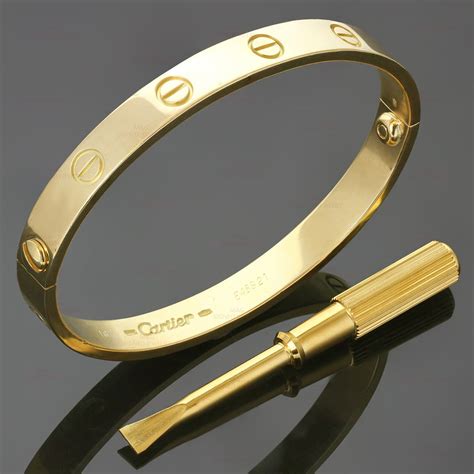 cartier love bangle screw